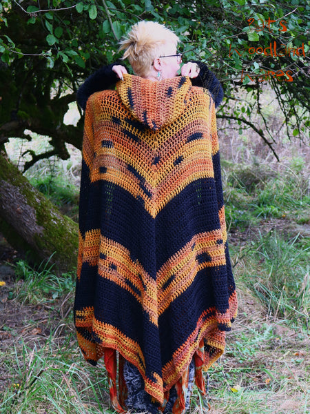 Hooded Cloak - Honeycomb