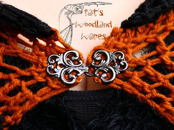 Hooded Cloak - Midnight Pumpkin