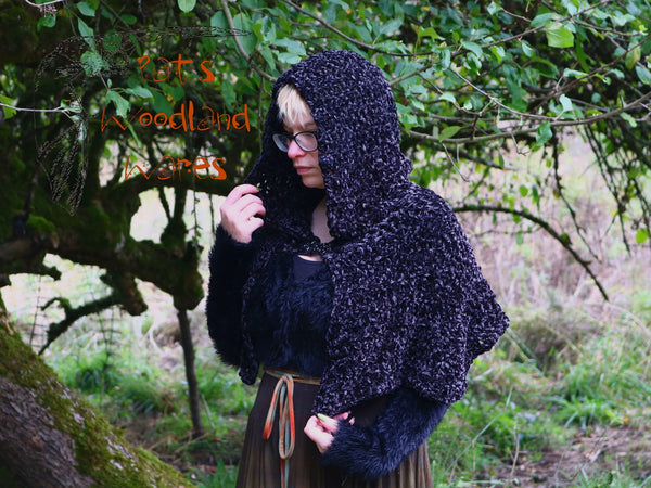 Hooded Capelet - Death Watch