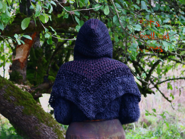 Hooded Capelet - Cauldron