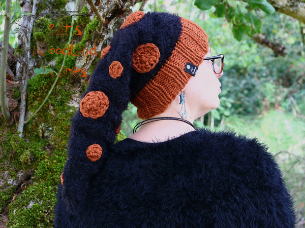 Mushroom Hat - Cinnabar Polypore