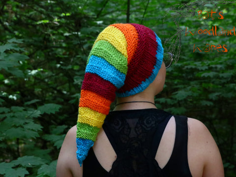 Elf Hat - Just Rainbow (vegan)