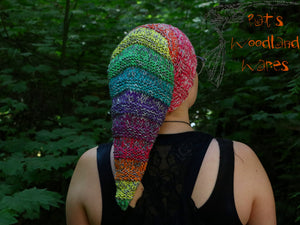 Elf Hat - Ultra Extreme Rainbow (vegan)