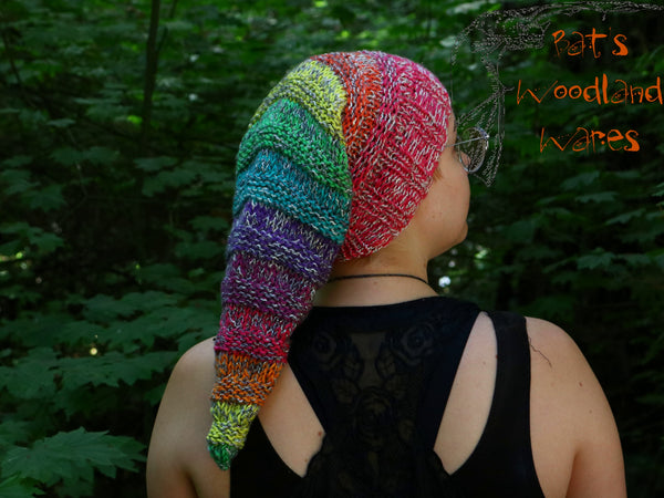 Elf Hat - Ultra Extreme Rainbow (vegan)