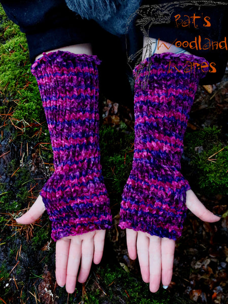 Arm Warmers - Velvet Branches (Vegan)